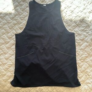 Black Lulu lemon racer back tank